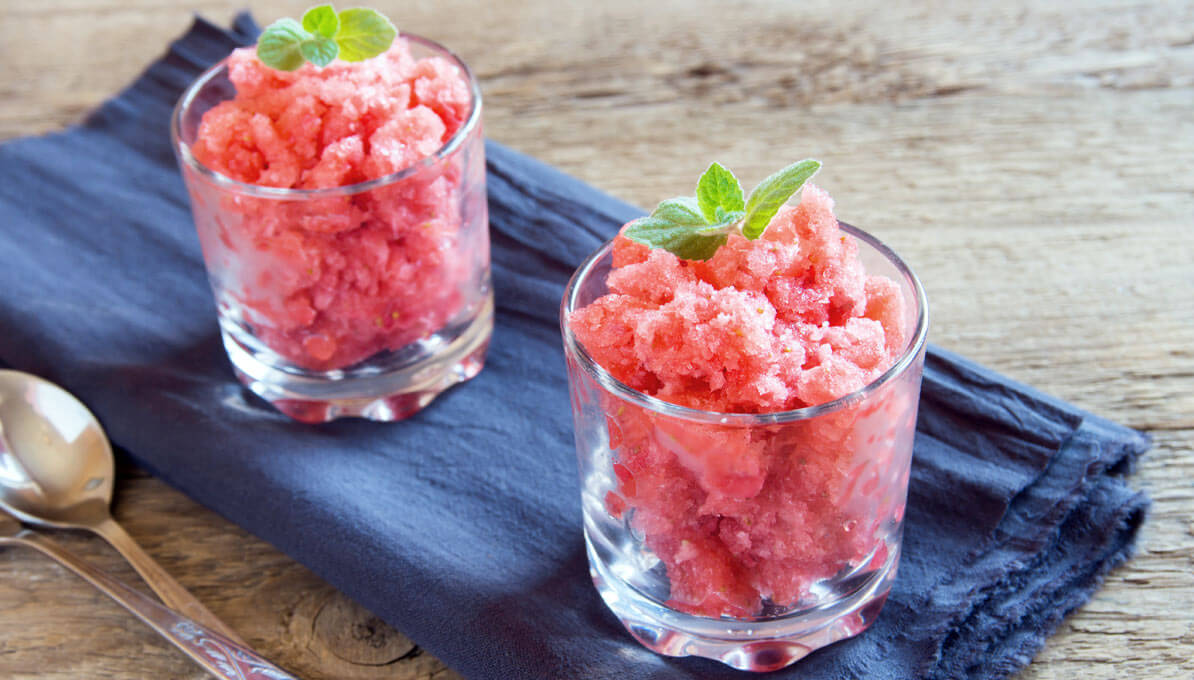 Upfit Wassermelonen-Sorbet
